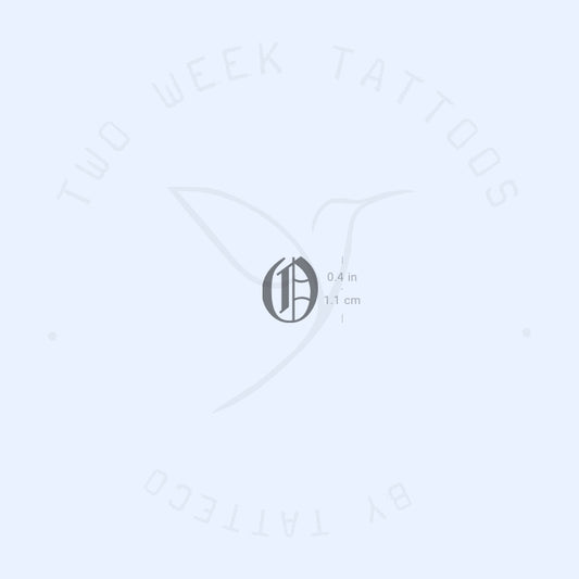 Tatuaje semipermanente gótico O - Juego de 2