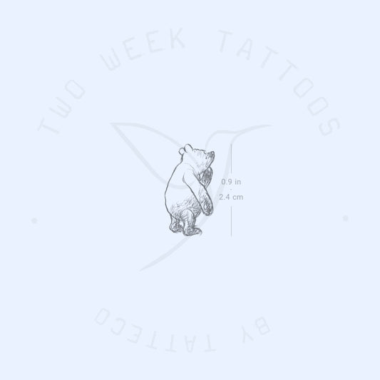 Winnie The Pooh Semi-Permanent Tattoo - Set of 2