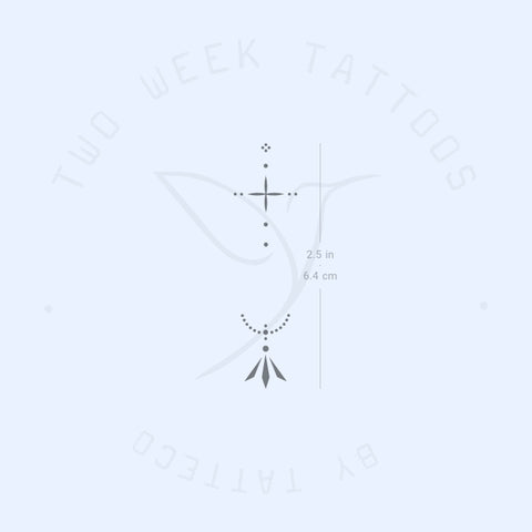 Finger Composition 4 Semi-Permanent Tattoo - Set of 2