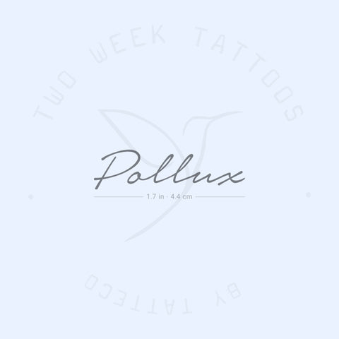 Pollux Semi-Permanent Tattoo - Set of 2