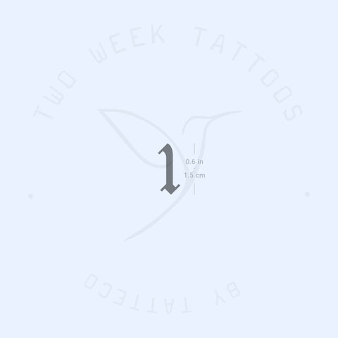 One Semi-Permanent Tattoo - Set of 2