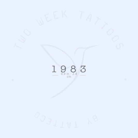 1983 Semi-Permanent Tattoo - Set of 2