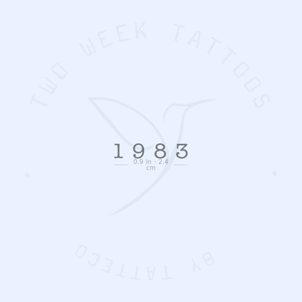 1983 Semi-Permanent Tattoo - Set of 2
