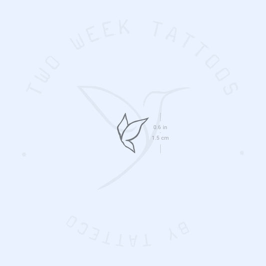 Minimalist Butterfly Semi-Permanent Tattoo - Set of 2