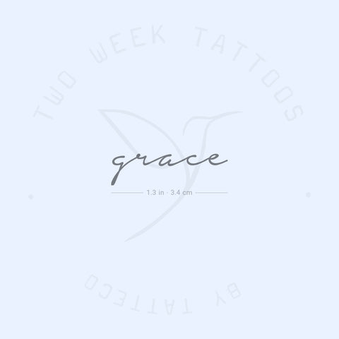 Grace Semi-Permanent Tattoo - Set of 2