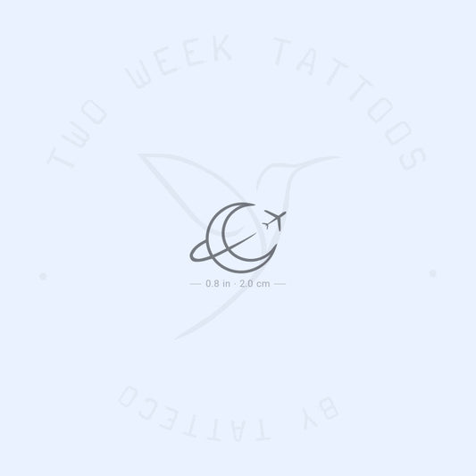 Tatuaje semipermanente "Alrededor de la Luna" - Juego de 2