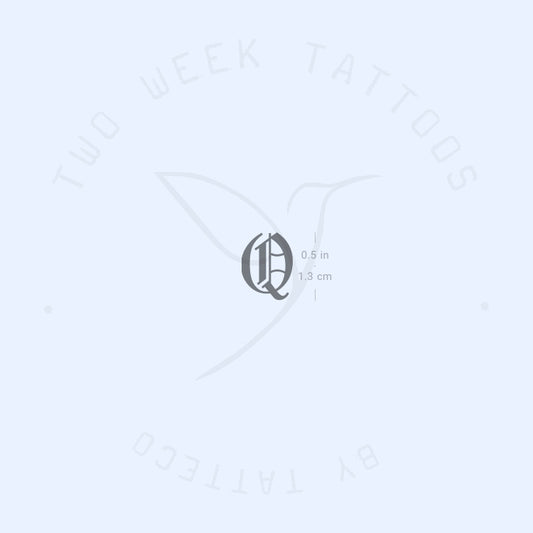 Tatuaje semipermanente gótico Q - Juego de 2
