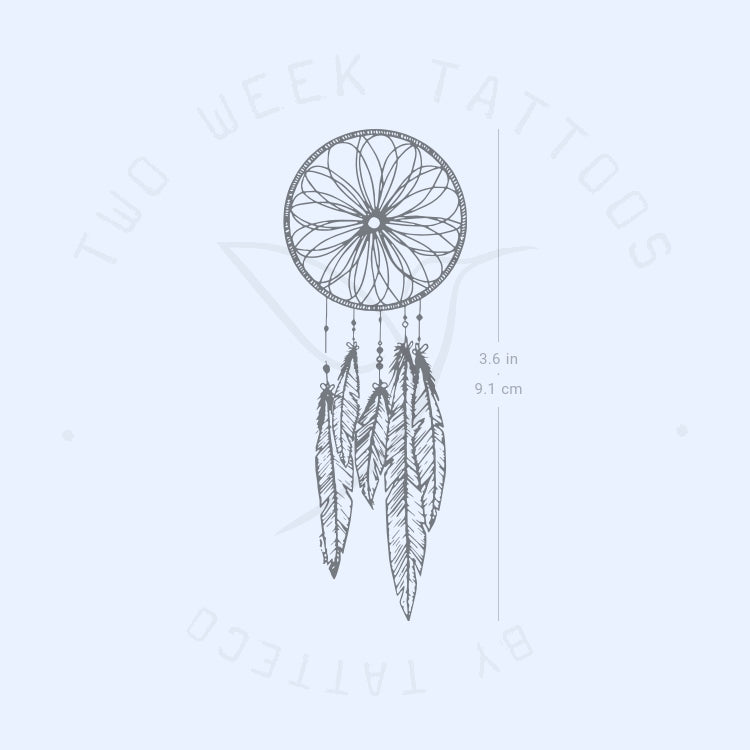 Dreamcatcher Semi-Permanent Tattoo - Set of 2