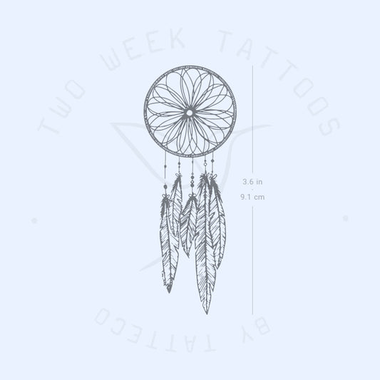 Tatuaje semipermanente de atrapasueños (juego de 2)