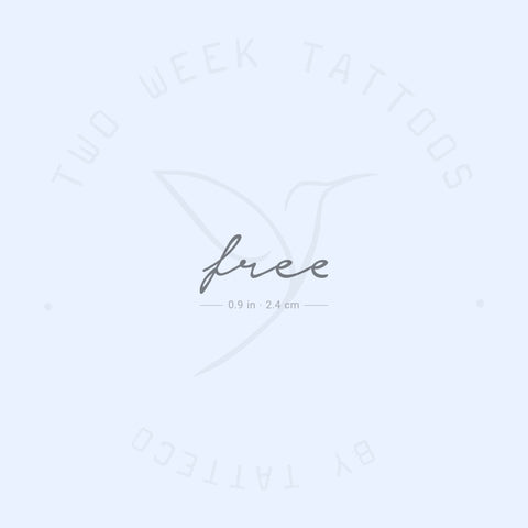 Free Semi-Permanent Tattoo - Set of 2
