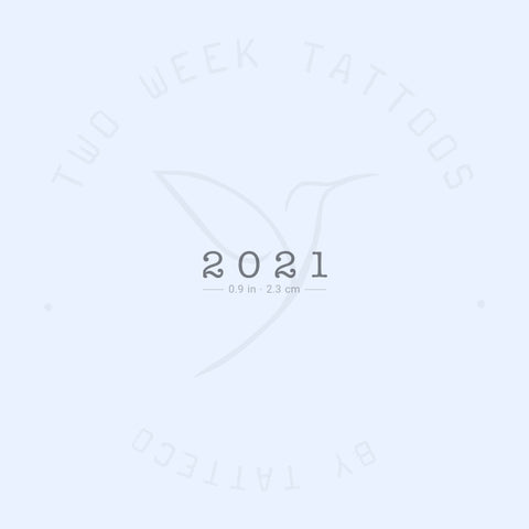 2021 Semi-Permanent Tattoo - Set of 2