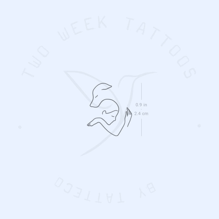 Tatuaje semipermanente de mejores amigas (juego de 2)