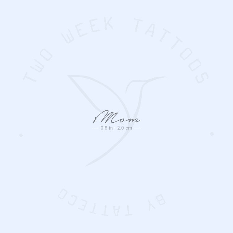 Mom Semi-Permanent Tattoo - Set of 2