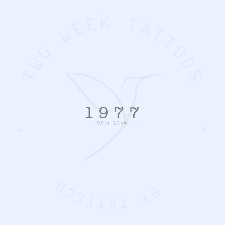 1977 Semi-Permanent Tattoo - Set of 2