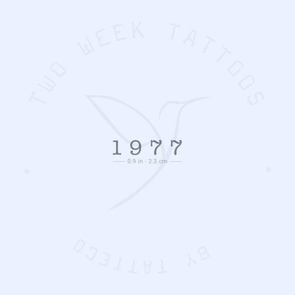 1977 Semi-Permanent Tattoo - Set of 2