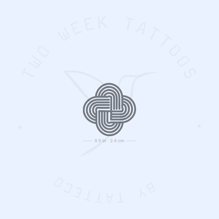 Tatuaje semipermanente de nudo celta (juego de 2)