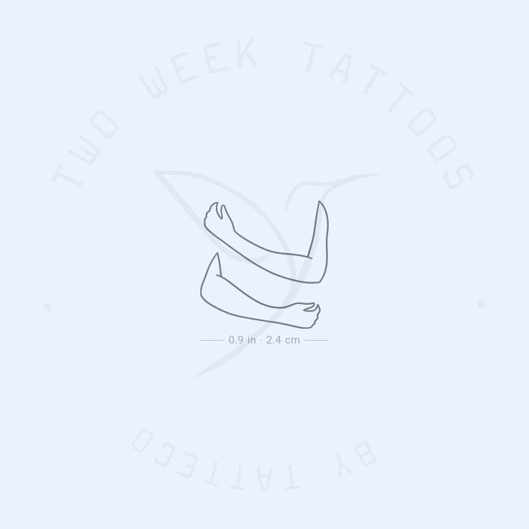 Empty Hug Semi-Permanent Tattoo - Set of 2