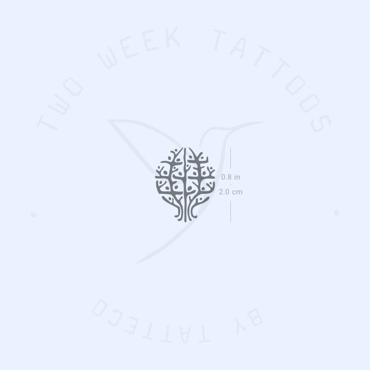 Tatuaje semipermanente del símbolo de la unidad (juego de 2)