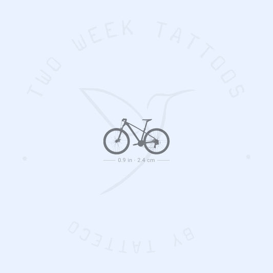 Tatuaje semipermanente de bicicleta de montaña (juego de 2)