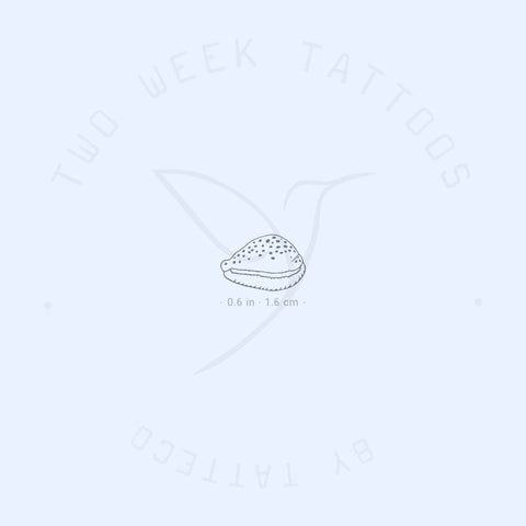 Cowrie Shell Semi-Permanent Tattoo - Set of 2