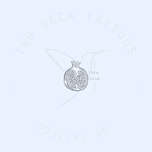 Pomegranate Semi-Permanent Tattoo - Set of 2