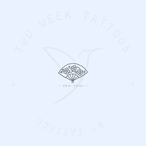 Hand Fan Semi-Permanent Tattoo - Set of 2