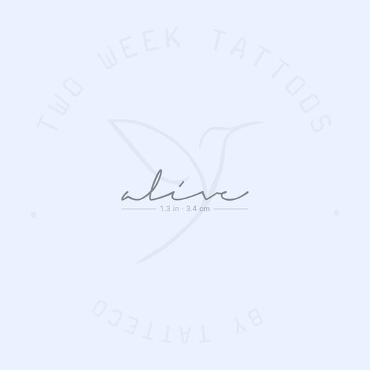 Tatuaje semipermanente Alive - Juego de 2