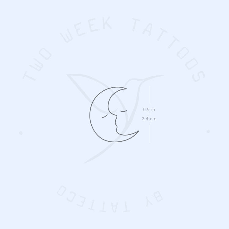 Tatuaje semipermanente Moon Kiss (juego de 2)