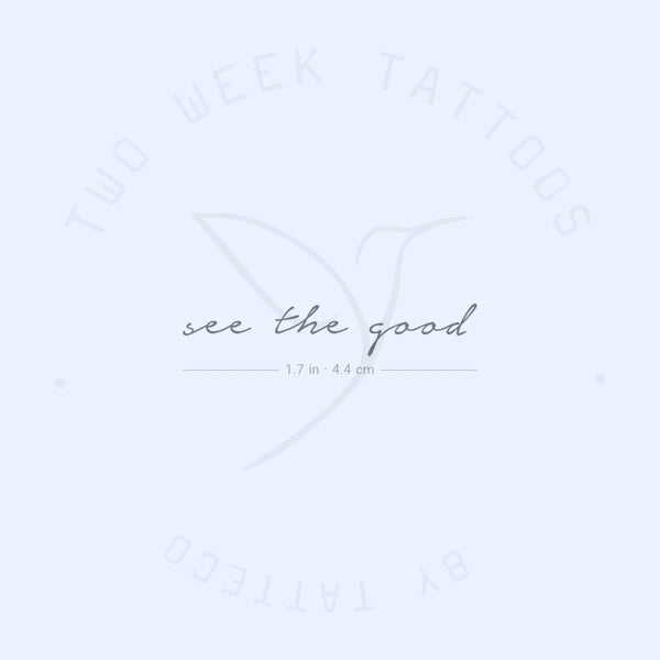 See The Good Semi-Permanent Tattoo - Set of 2