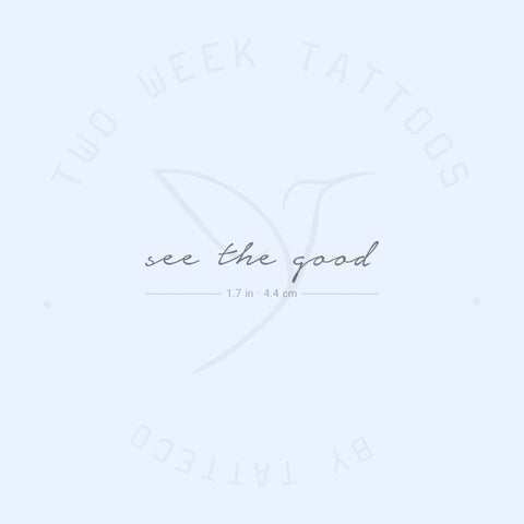 See The Good Semi-Permanent Tattoo - Set of 2