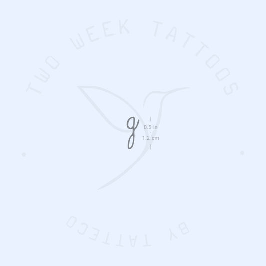 Tatuaje semipermanente de Hailey Bieber G - Juego de 2