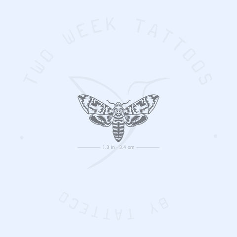 Moth Semi-Permanent Tattoo - Set of 2