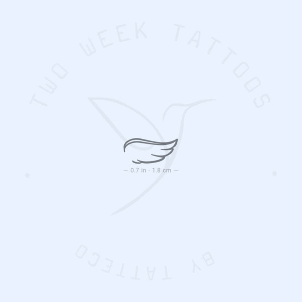 Small Right Wing Semi-Permanent Tattoo - Set of 2