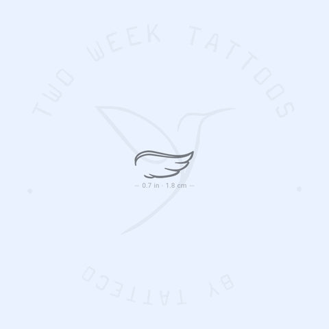 Small Right Wing Semi-Permanent Tattoo - Set of 2
