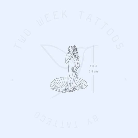 Botticelli's Venus Semi-Permanent Tattoo - Set of 2
