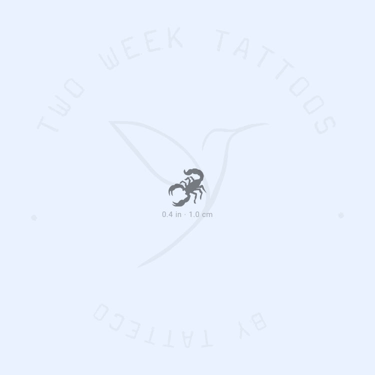 Tiny Scorpion Semi-Permanent Tattoo - Set of 2