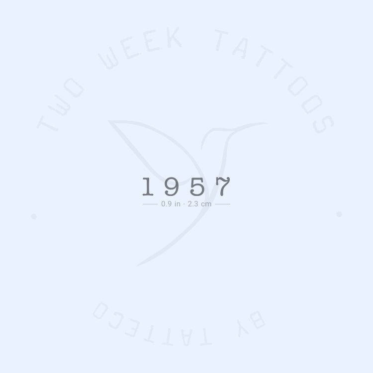 1957 Semi-Permanent Tattoo - Set of 2