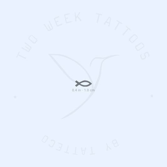 Ichthus Semi-Permanent Tattoo - Set of 2