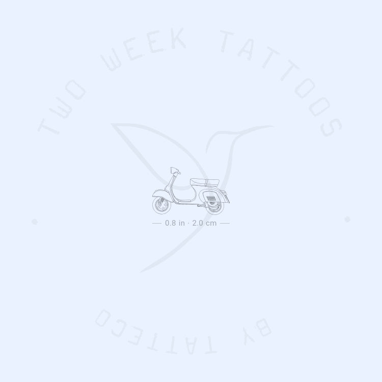 Vespa Semi-Permanent Tattoo - Set of 2