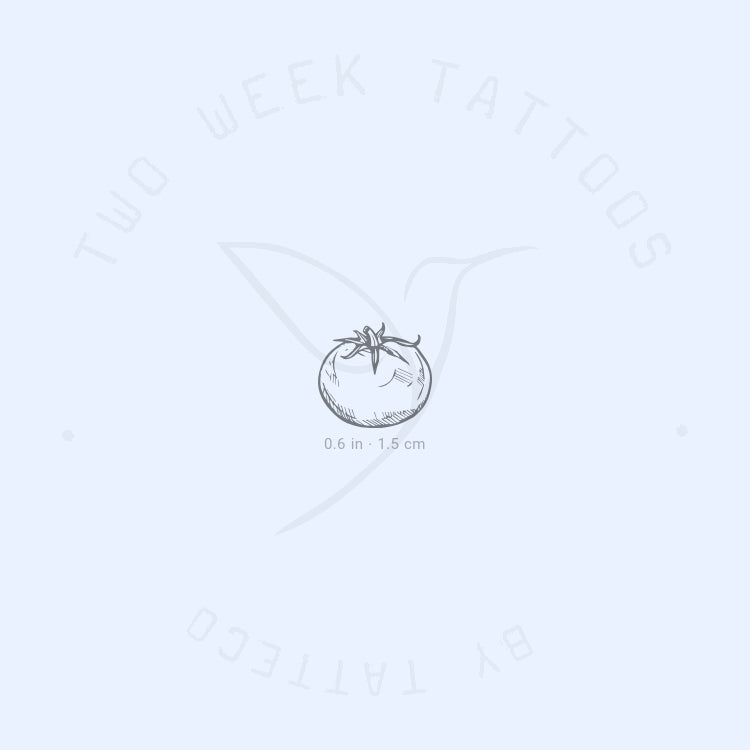Tomato Semi-Permanent Tattoo - Set of 2