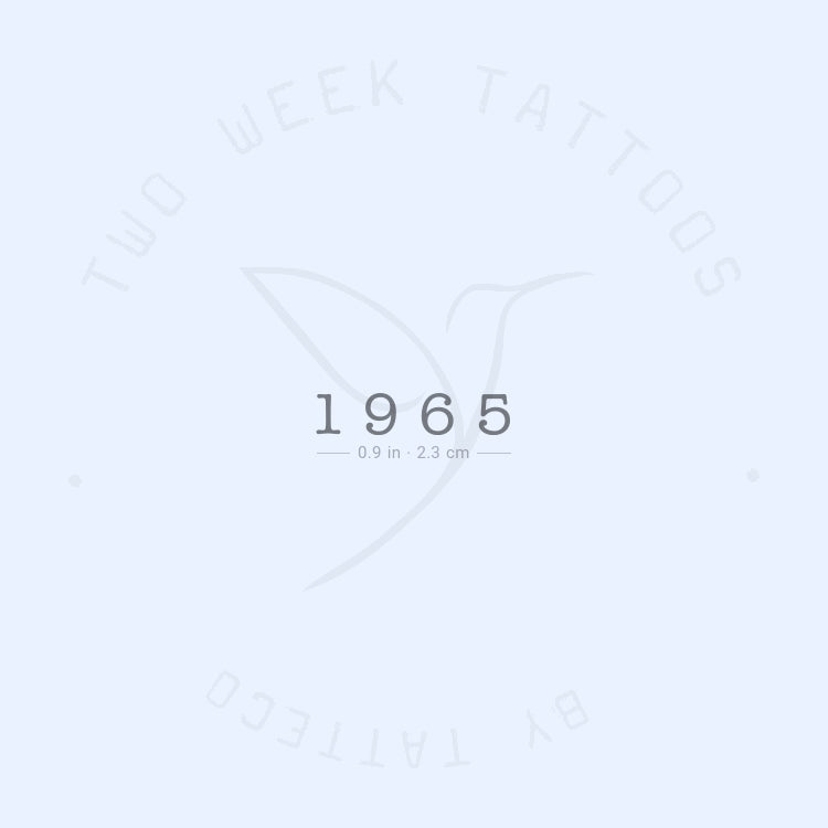 Tatuaje semipermanente de 1965 - Juego de 2