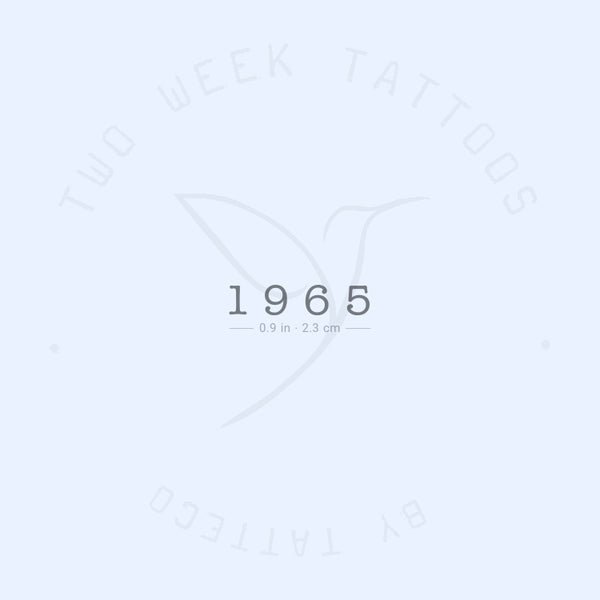 1965 Semi-Permanent Tattoo - Set of 2