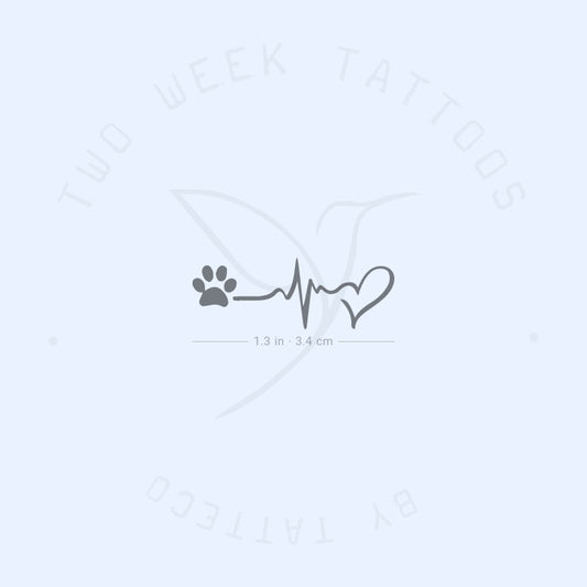 Love Hope Love Semi-Permanent Tattoo - Set of 2