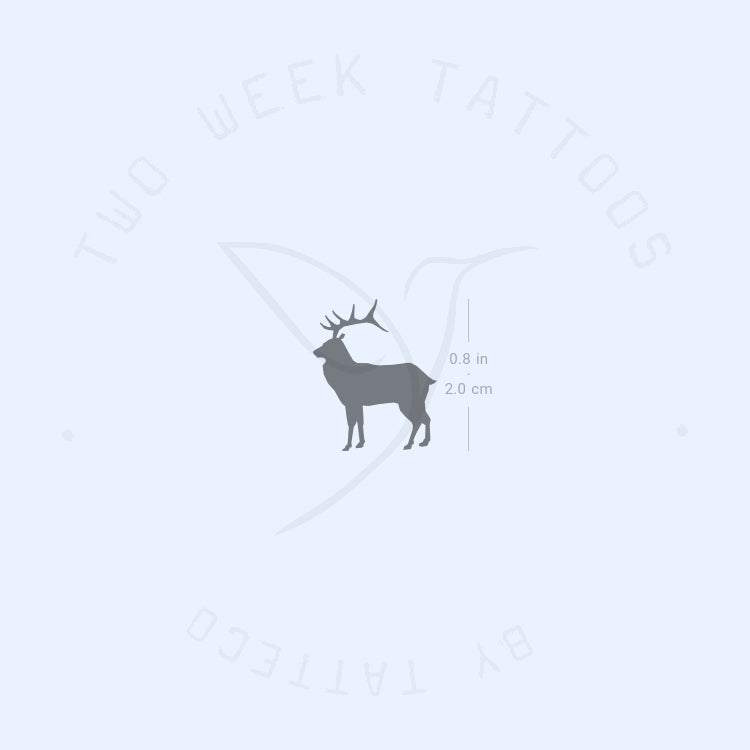 Reindeer Semi-Permanent Tattoo - Set of 2
