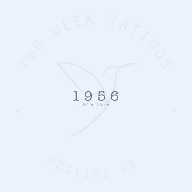 Tatuaje semipermanente de 1956 - Juego de 2