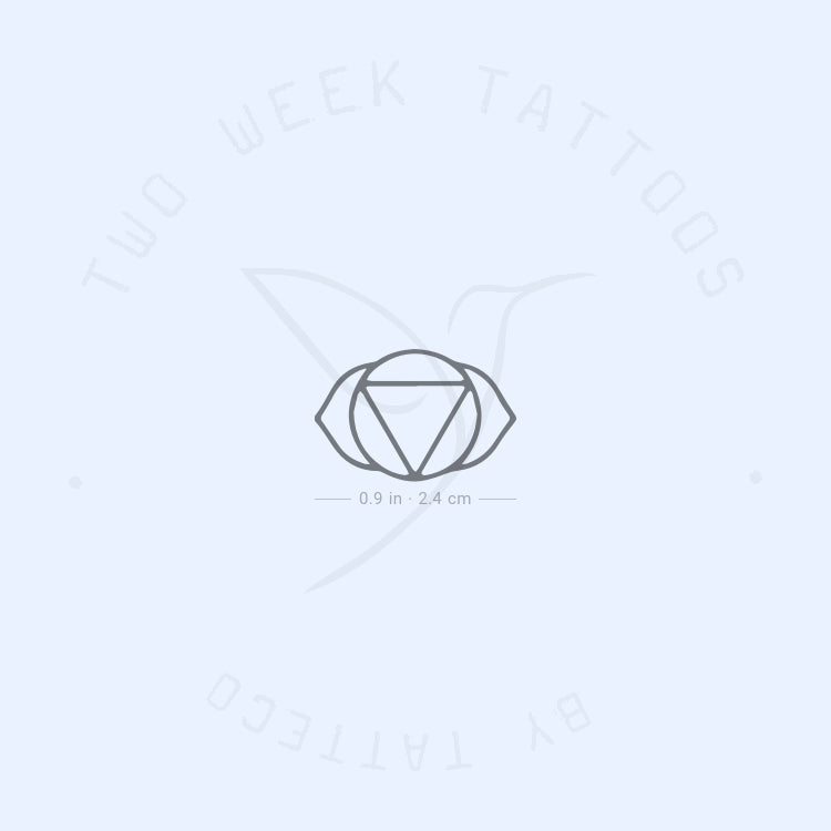 Ajna Chakra Semi-Permanent Tattoo - Set of 2