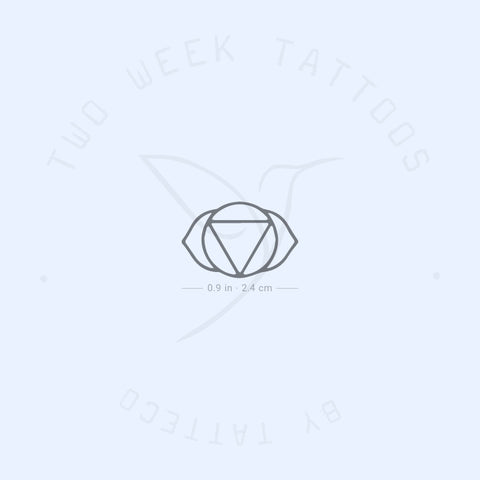 Ajna Chakra Semi-Permanent Tattoo - Set of 2