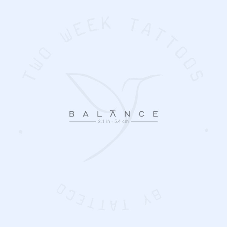 Balance Semi-Permanent Tattoo - Set of 2