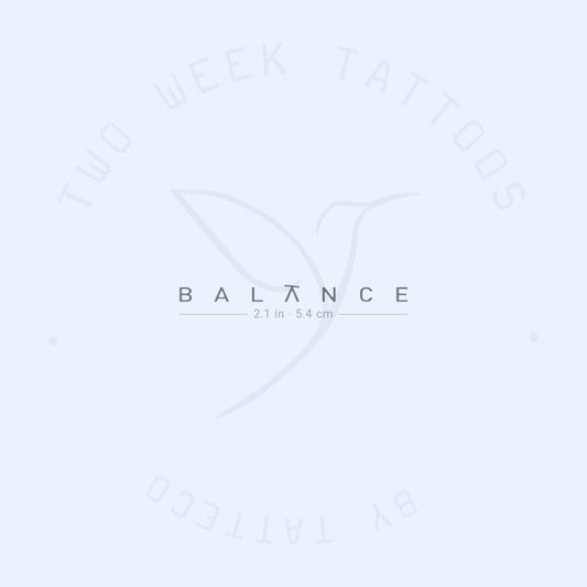 Tatuaje semipermanente Balance - Juego de 2