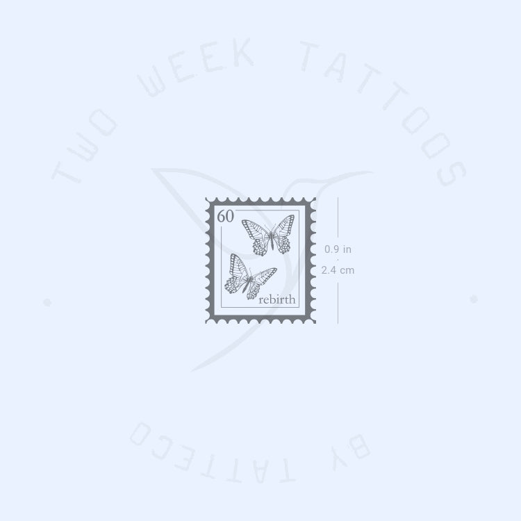 Butterfly Stamp Semi-Permanent Tattoo - Set of 2